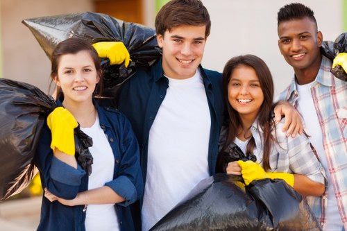 Professional waste management team in Peckham