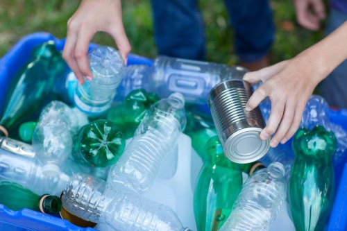 Variety of household items being cleared